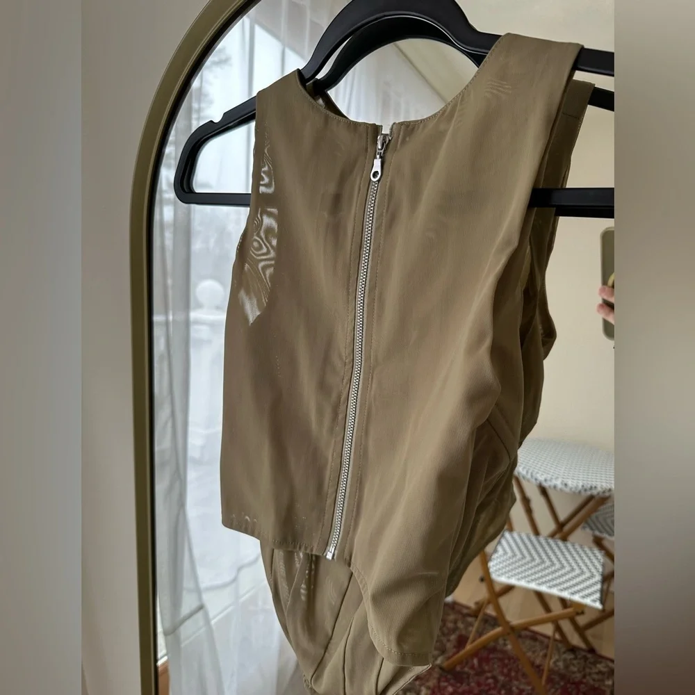 Miaou Campbell Corset in Silver Sage - Picture 3 of 4